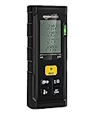 Amazon Basics Laser-Entfernungsmesser mit 6 Messungen und Digitalanzeige der Klasse II, 60 m (196 Fuß), Gelb/Schwarz