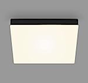 Briloner - Plafoniera a LED senza cornice, plafoniera a LED, plafoniera a LED, temperatura di colore bianco caldo, 287x287x36 mm, nero